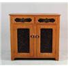 Image 1 : PENNSYLVANIA GRAIN PAINTED LOW CUPBOARD