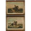 Image 1 : N. CURRIER (Publisher, 19th Century) PAIR “A CHECK” AND “THE PRAIRIE HUNTER”