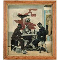 ATTRIBUTED TO PALMER COLE HAYDEN (American, 1890-1973) ROUST-ABOUT
