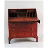 Image 1 : STATE OF MAINE COUNTRY BIRCH DESK SIGNED WILLIAM COLE, WARREN 1812