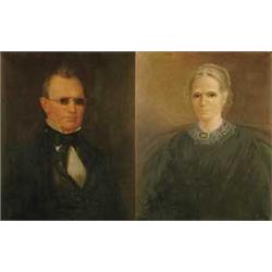 PAIR OF 19TH CENTURY PORTRAITS