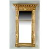 Image 1 : GOOD FEDERAL GESSO DECORATED TWO PART MIRROR