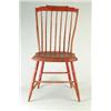 Image 1 : FINE PAINTED AND DECORATED STEP DOWN WINDSOR SIDE CHAIR