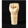 Image 1 : CARVED IVORY CANE HANDLE IN FIST FORM