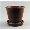 Image 1 : LARGE FLOWER POT HAS ATTACHED SAUCER BASE