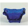 Image 1 : SAPPHIRE BLUE SANDWICH PATTERN GLASS MASTER SALT