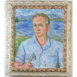 WALDO PEIRCE (American, ) ”KING OF THE BLUEBERRIES”