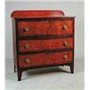 Image 1 : STATE OF MAINE BIRDSEYE MAPLE, MAHOGANY AND BIRCH BUTLER’S SECRETARY