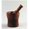 Image 1 : TURNED LIGNA VITAE MORTAR AND PESTLE
