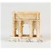 Image 1 : SMALL ITALIAN MARBLE MODEL OF THE ARCH OF SEPTIMIUS SEVERUS, ROME