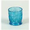 Image 1 : PEACOCK BLUE TOY PATTERN GLASS TUMBLER