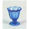 Image 1 : BLUE GLASS TOY SPOONER IN COLONIAL PATTERN