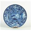 Image 1 : BLUE AND WHITE STAFFORDSHIRE QUADRUPEDS PLATE