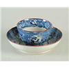 Image 1 : EARLY STAFFORDSHIRE HANDLESS CUP AND SAUCER