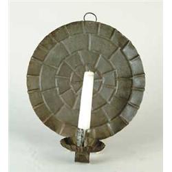 EARLY TIN CANDLE WALL SCONCE