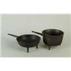 Image 1 : TWO CAST IRON POSSETS