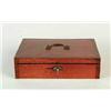 Image 1 : SMALL MAHOGANY AND MAPLE DOCUMENT BOX