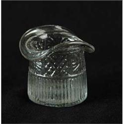 CLEAR BLOWN THREE MOLD HAT