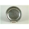 Image 1 : SMALL PEWTER PLATE BY EDGAR CURTIS & CO. BRISTOL 1793-1801