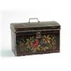 Image 1 : TOLEWARE DOCUMENT BOX WITH STENCIL DECORATION