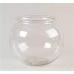 CLEAR FREE BLOWN FISH BOWL