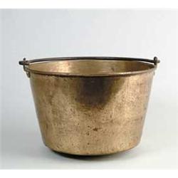 BRASS BALE HANDLED BUCKET