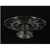 Image 1 : CLEAR GLASS PEDESTAL CAKE PLATE