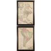 Image 1 : JOHN SENEX (17th/18th Century) PAIR OF MAPS: NORTH AND SOUTH AMERICA, 1710