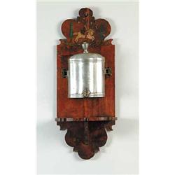 EARLY 19TH CENTURY PEWTER WALL CISTERN