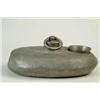 Image 1 : INTERESTING PEWTER FOOT WARMER WITH TODDY CUP HOLDER AND CUP