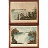 Image 1 : ACKERMANN & CO. (Publisher, 19th Century) PAIR “THE FALL OF NIAGARA” PLATE 2 & 5