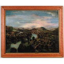 JOSEPH TURNBULL (American, 19th Century) VIEW OF WAVERLY, NEW YORK