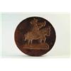 Image 1 : LARGE 18TH CENTURY ROUND CARVED WOODEN CAKE BOARD