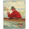 Image 1 : EVERETT STOUTENBURGH WARD (American, 1911-1994) TAKING LINE - PIKE ON