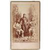 Image 1 : RARE CABINET PHOTO OF APACHE SCOUT “PEACHES”