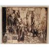 Image 1 : LARGE CABINET PHOTO OF RILEY MILLER WITH “TROPHIES FROM WOUNDED KNEE BATTLEFIELD”