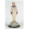 Image 1 : INTERESTING CARVED AND PAINTED SAILOR FIGURE