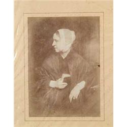 CALLOTYPE PORTRAIT OF MRS. WATSON (Hill’s Sister) BY DAVID OCTAVIUS HILL