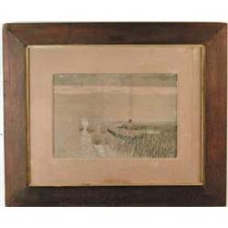 DWIGHT W. HUNTINGTON (American, 1860-1906) DUCK HUNTING