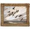 Image 1 : HUGH C. MONAHAN (Canadian, 1914-1970) GEESE IN FLIGHT
