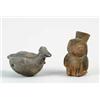 Image 1 : TWO EFFIGY POTS