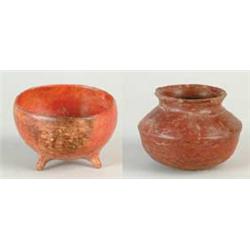 TWO POTTERY VESSELS