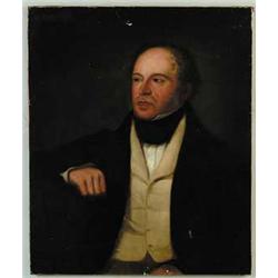 UNSIGNED (American, 19th Century) PORTRAIT OF A GENTLEMAN
