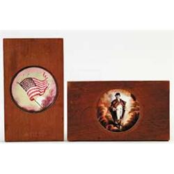 TWO MAGIC LANTERN SLIDES
