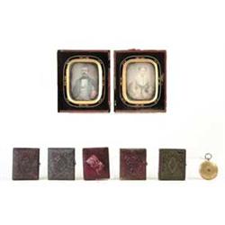 MIXED LOT OF EIGHT DAGUERREOTYPES
