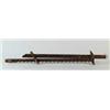 Image 1 : INTERESTING EARLY WOOD ADJUSTABLE SAW TOOTH TRAMMEL
