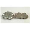 Image 1 : TWO FIGURAL PEWTER ICE CREAM MOLDS