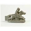 Image 1 : HORSE AND RIDER PEWTER ICE CREAM MOLD