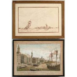 TWO NAUTICAL PRINTS