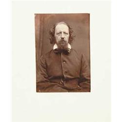 UNFRAMED PORTRAIT OF ALFRED TENNYSON (1809-1892) ENGLISH POET